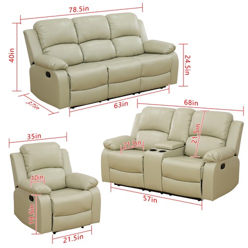 Single recliner chair seater - recliner, chair/2-seater